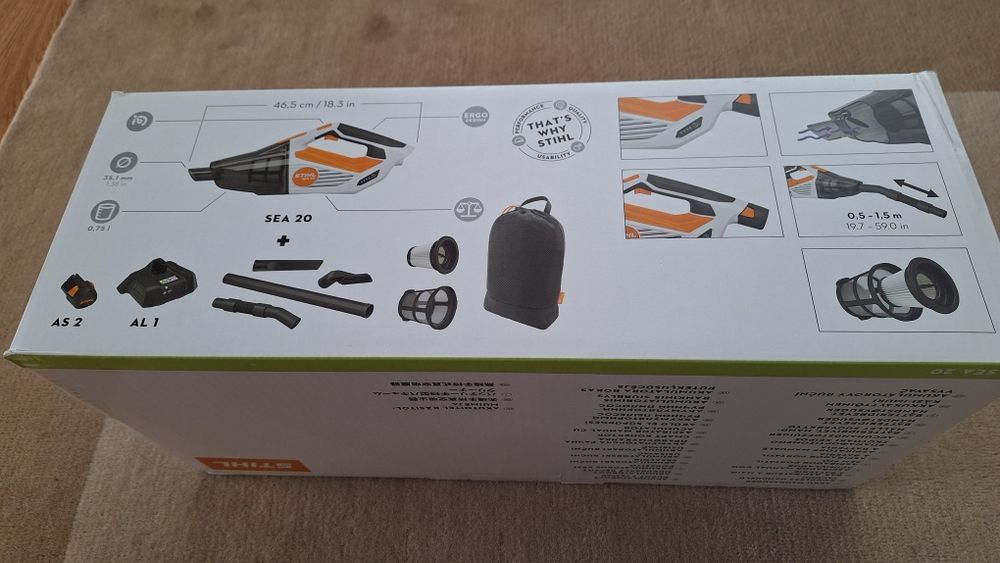 Aspirator Stihl cu acumulator moa