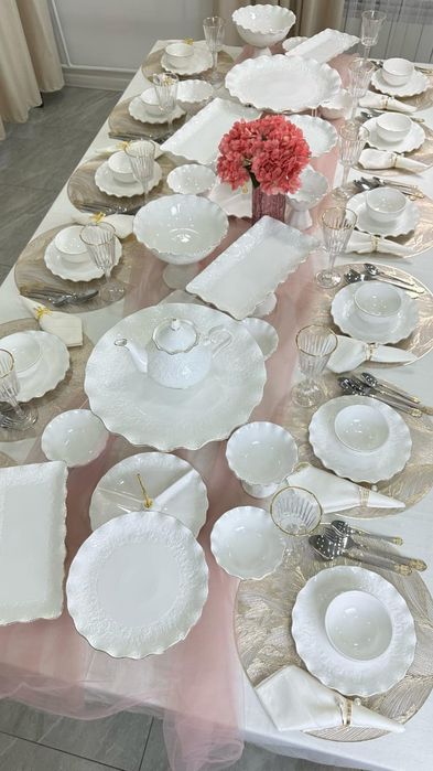 Снежинка набор посуды