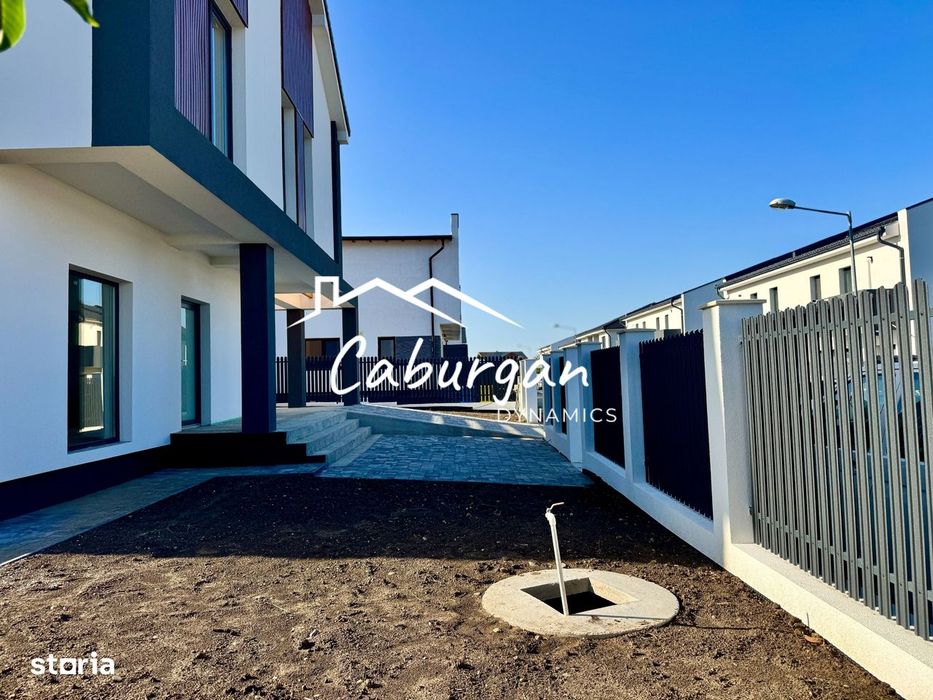 Casa individuala cu 4 camere, 130mp utili+terasa (19mp), teren 360mp