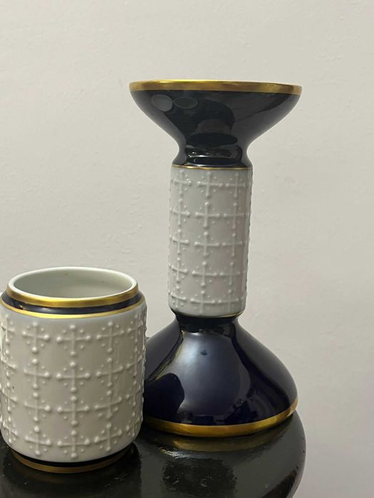 Set portelan Echt Kobalt Thuringia bibelou bibelouri ieftin deosebit