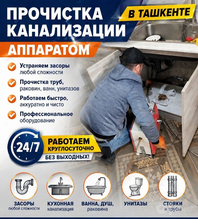 Прочистка канализации