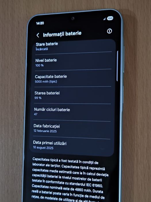 SAMSUNG A26 5G 128gb memorie 6gb Ram