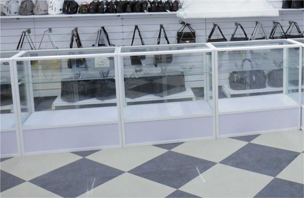 Прилавок витрина, стеклянная, metal oynaly vitrina va prilavkalar