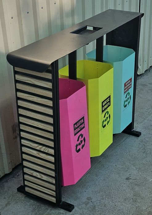 Урна urna musor idis chelak для раздельного сбора мусора парковые