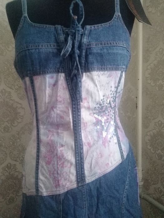 Джинсовый сарафан США