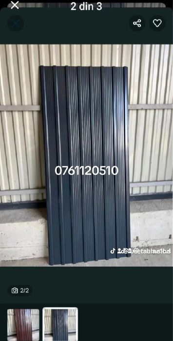 Tabla acopris și de  Gard