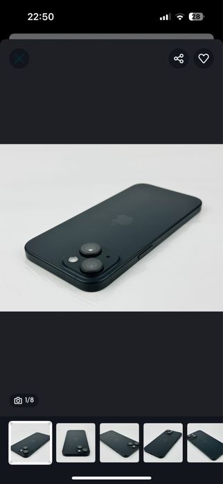 Iphone 15 100% 256gb