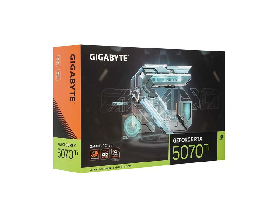 - Видеокарта Gigabyte RTX 5070 Ti GAMING OC 16GB