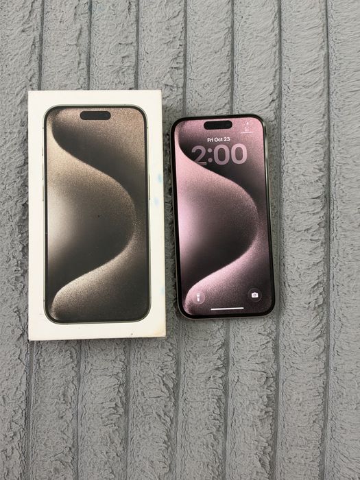 Iphone 15 pro natural titanium