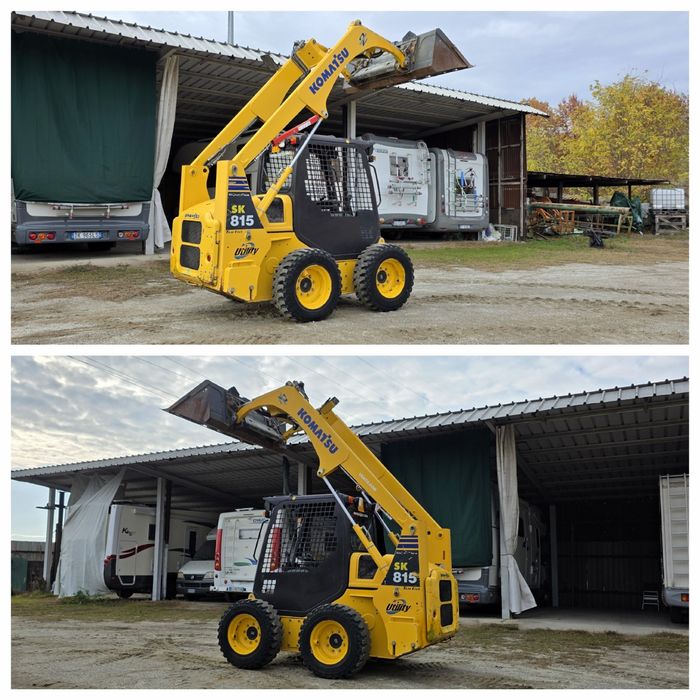 Miniîncarcător KOMATSU SK815 SUPER FLOW  mini incarcător IMPECABIL