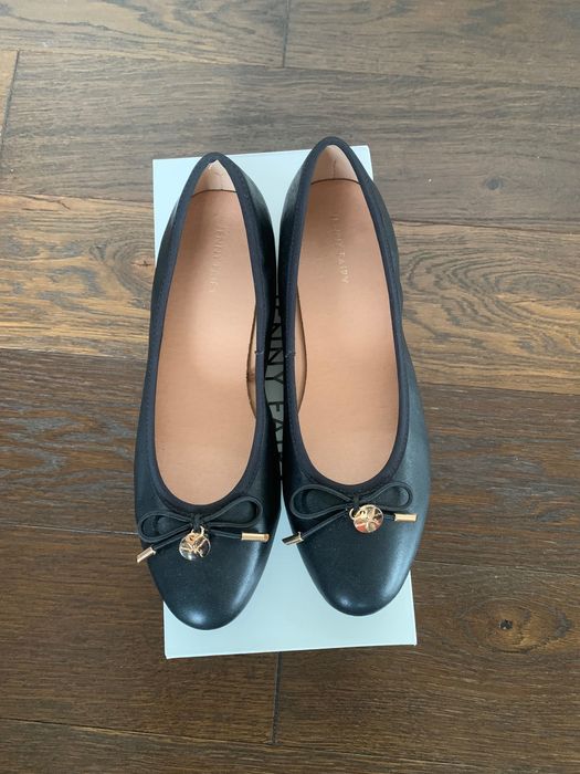 Дамски черни обувки -балеринки