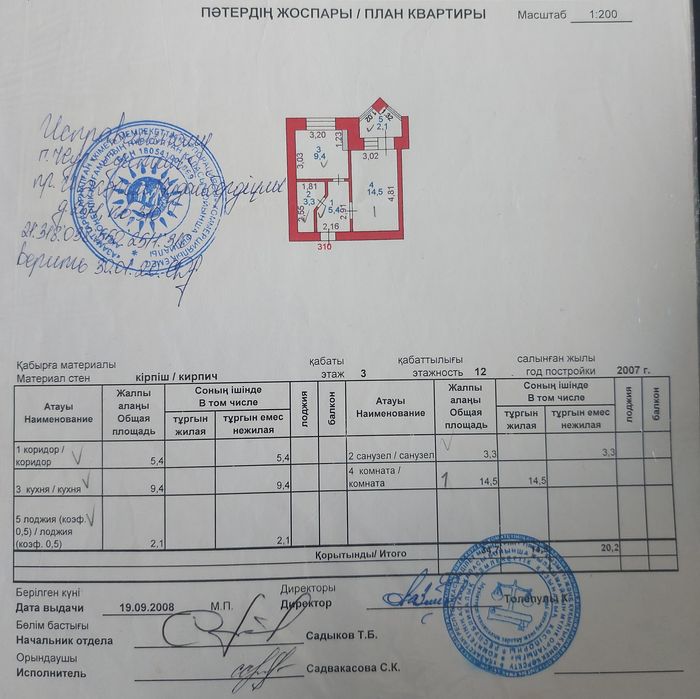 Продается квартира Район 7 поликлиника