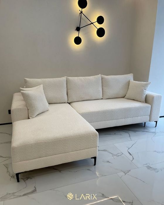 Сәнді Диван - қонақ бөлменің жүрегі.