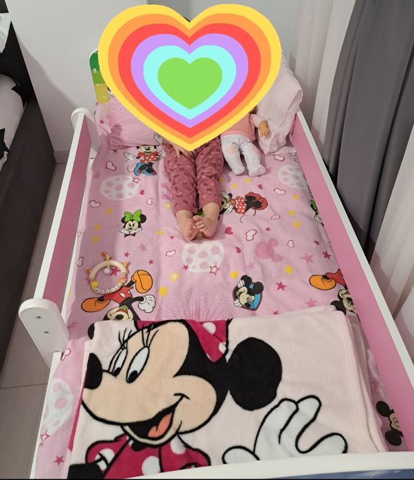 Vand pat patut unicorn pentru fetite