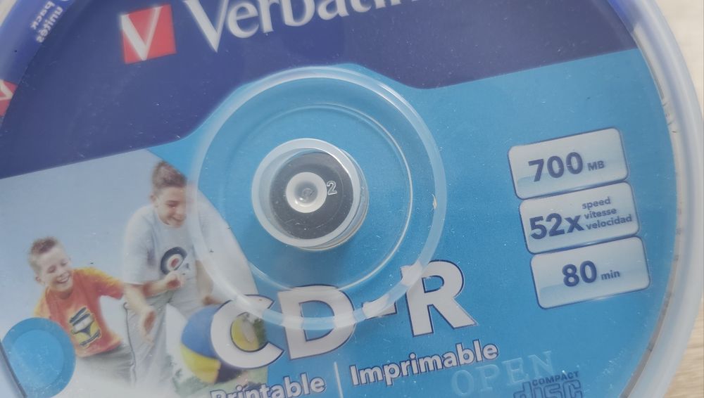 Чисто нови Verbatim CD-R 700MB 52X (25 броя) – Extra Protection