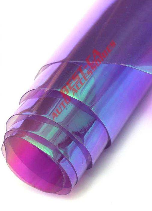 Хамелеоново предпазно защитно фолио за фарове и стопове  100х30 см.