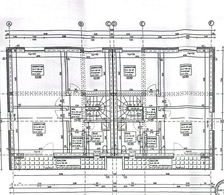 Casa tip duplex, semifinisat, 160 mp utili , 200 mp teren, zona Tinere