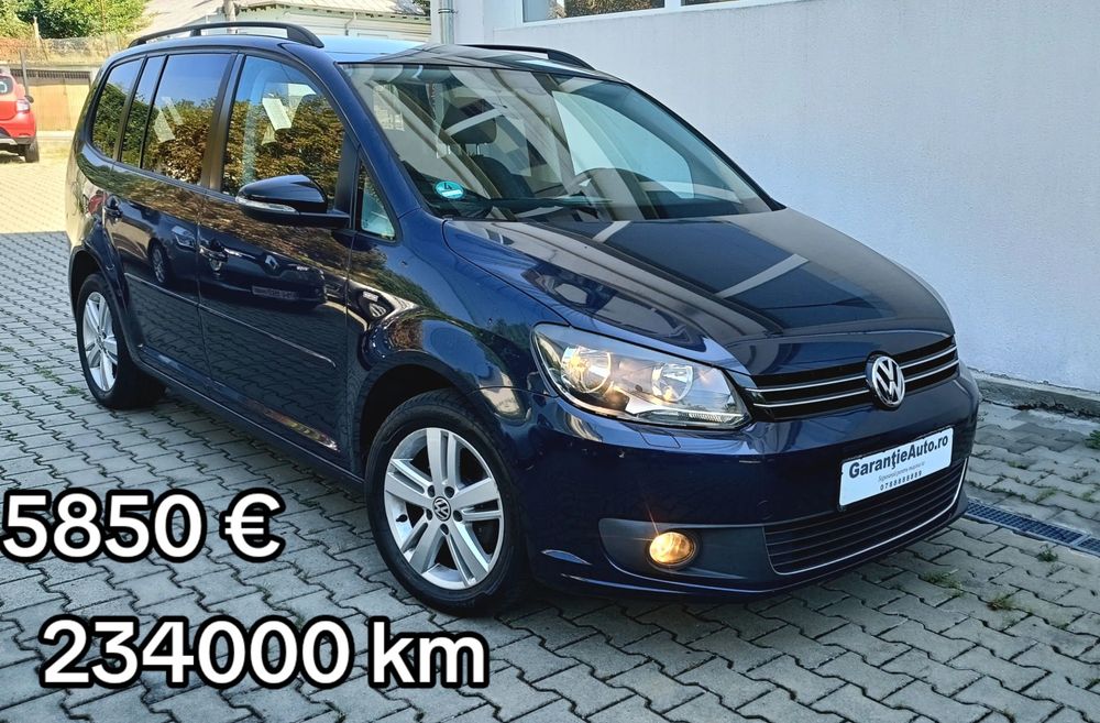 Vw Touran Match 2012 7 Locuri 1.6 Tdi 6+1 trepte.Euro 5  Semipiele.Senzori Climatronic Incalzire  Scaune / Germania - Unic Proprietar