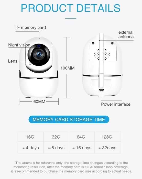 WiFi camera 360° (Видеонаблюдения через телефон) kamera Samarqand