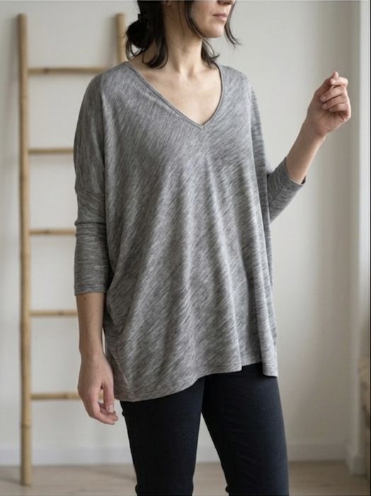 Massimo Dutti фина овърсайз блуза