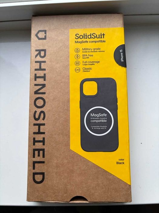 Carcasa Iphone 15 - Rhinoshield - SolidSuit cu MagSafe