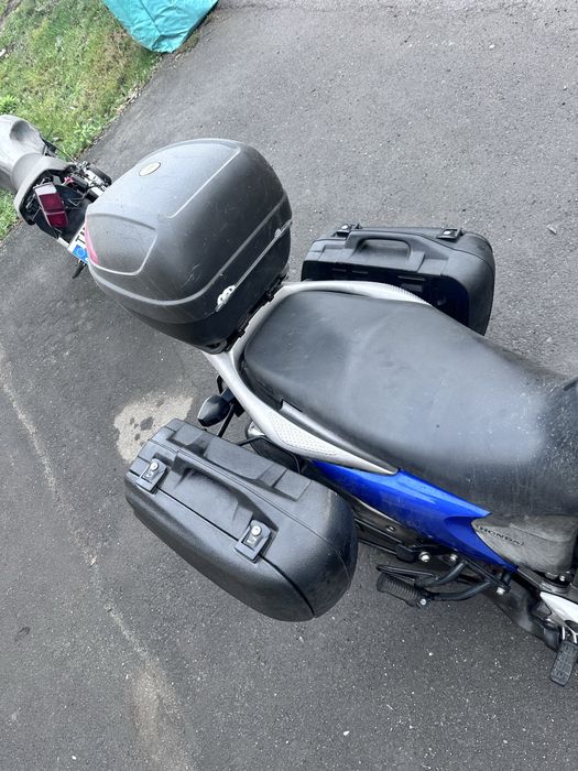 Set complet bagaje genti topcase sidecase Honda Transalp 700