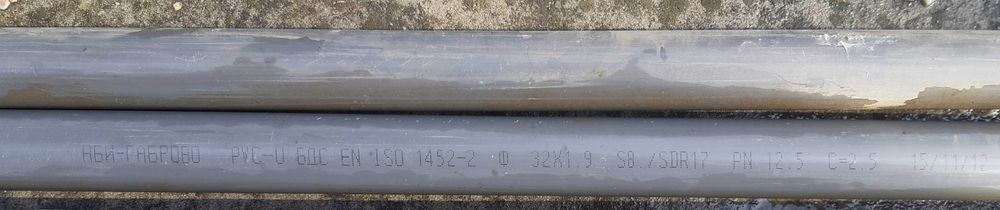 Нови ПВЦ тръби ф32