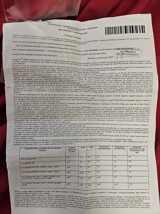 Inel de logodnă aur alb 14K cu diamante naturale - Kultho - certificat garantie