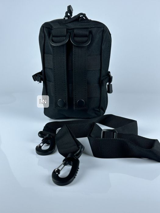 Малка тактическа чанта за колан, с дълга дръжка