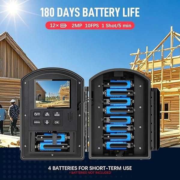 Cameră time-lapse pentru construcții exterioare