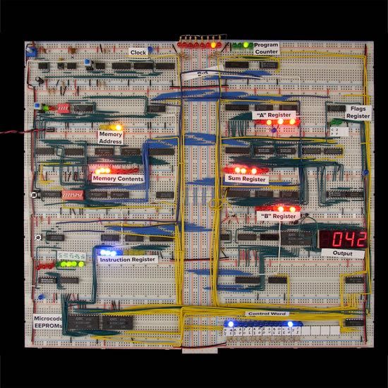 Ben Eater 8-bit Computer Kit - Изградете собствен 8-битов компютър от нулата