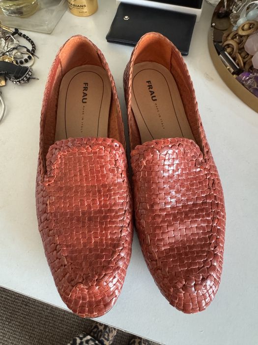Scarpi/balerini Frau, 36, noi, piele impletita.