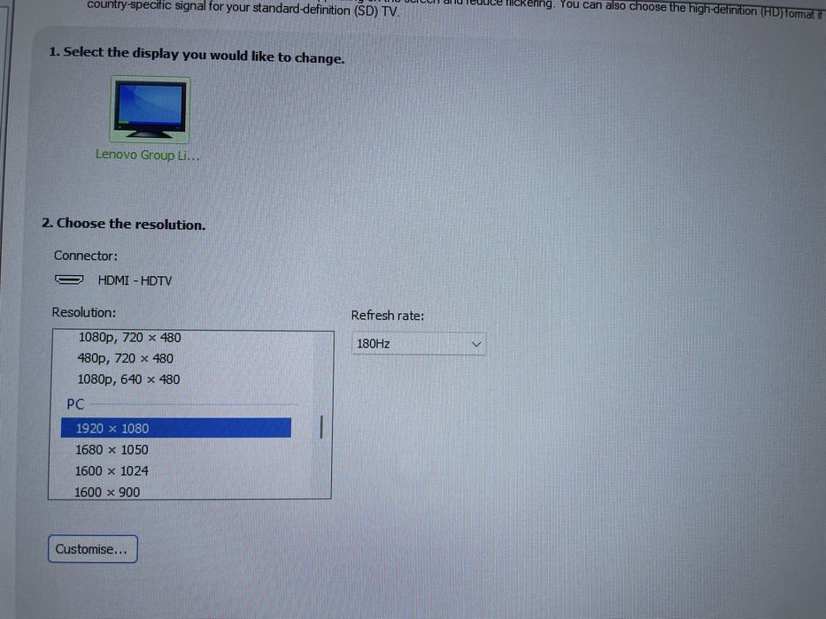 Monitor Lenovo Legion R24e