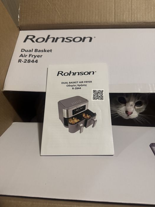 Friteuza airfryer Rohnson dubla 8,5L