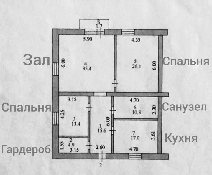 Продам 3-х комнатную квартиру