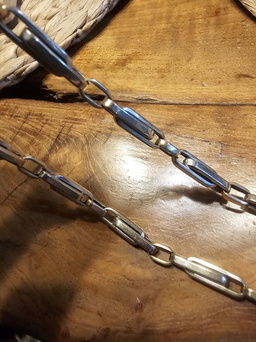 Златен синджир бяло и жълто злато 29 грама