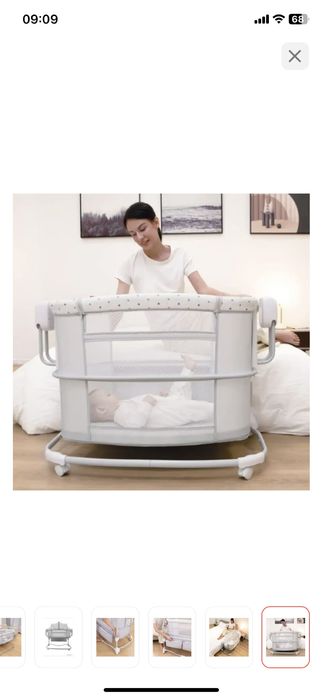 Манеж колыбель маятниковый механизм