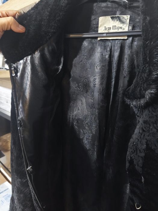 Шуба женская черный цвет