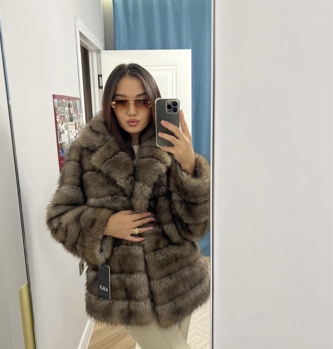 Эко шуба с подкладом