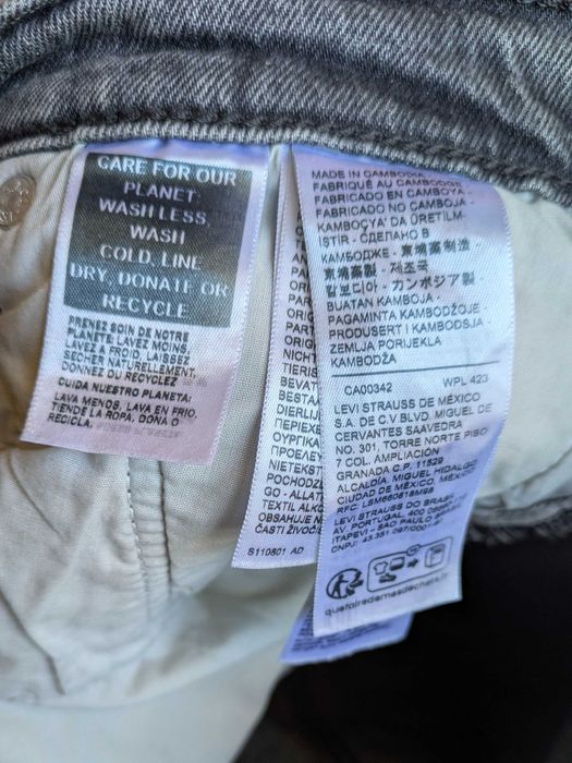 Levi's gray jeans