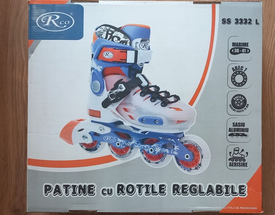 Patine cu rotile reglabile 38-41