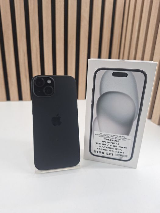 Iphone 15 128Gb/6Gb Baterie 87% Factura/Garantie #63222