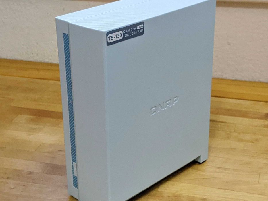NAS мрежово устройство QNAP TS-130, 1Gb RAM DDR4, 1 bay