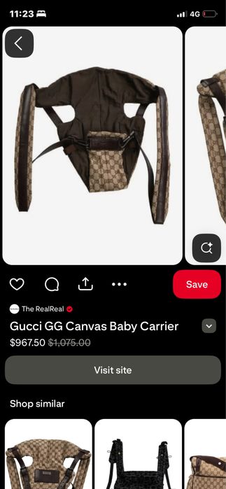 GG Canvas Baby Carrier