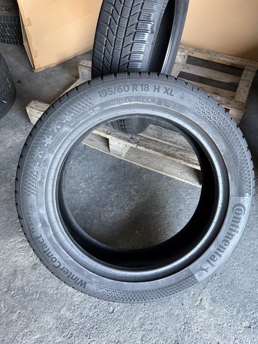 2 anvelope iarna 195/60/18 Continental DOT 2024