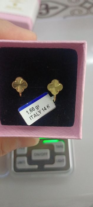Детский сережки 585