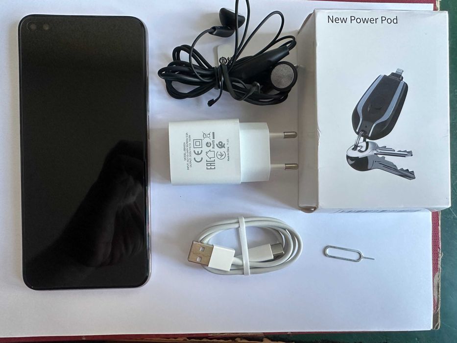 КАТО НОВ !!! Oppo Reno4 Z 5G - 128GB - Бял - Две СИМ карти - Отключен