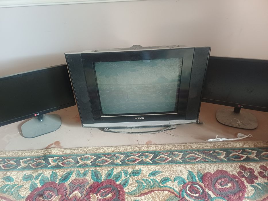 Телевизор Roison ва LG пк маниторлар 19