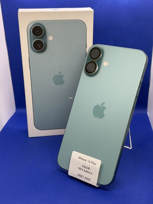 Magazin Vindem: Iphone 16 Plus, 256GB, 90% bateria