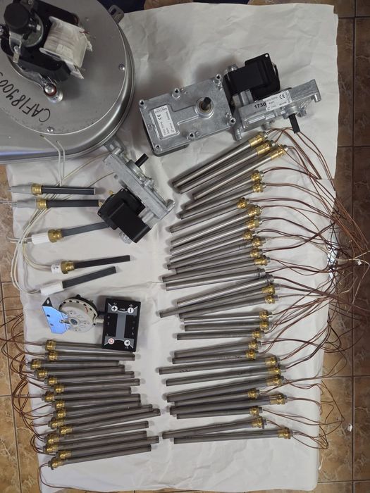 Bujii centrale cu peleti ,automatizare ,motoreductoare ,ventilatoare.